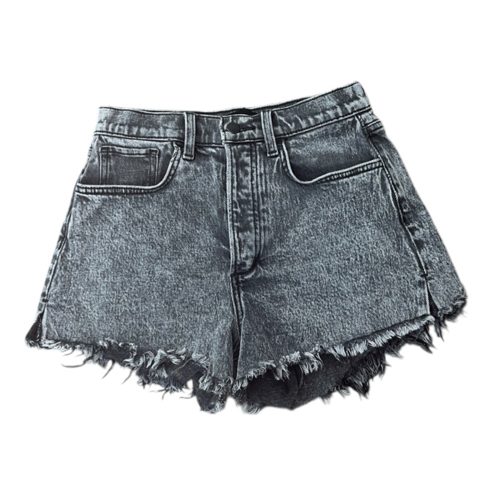 Joe's Jeans Black High Rise Shorts - Picture 2 of 8